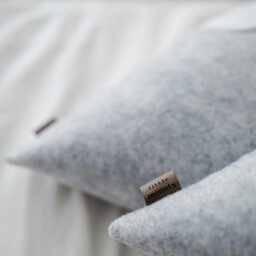 Little Mount Triglav Pillow Handmade Recycled Felt Mountain Cushion - Maxi Size - thumbnail 3