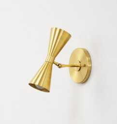 Brass Wall Sconce Light With, Modern Brass Light, Minimal Light, Ul Listed, No. S7026-10