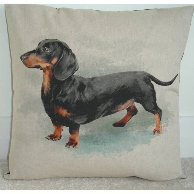 Dachshund Cushion Cover 16x16 Pillow Sham 16 - image 1