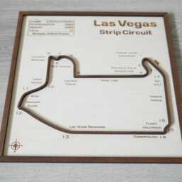 Las Vegas Strip Circuit , Grand Prix, F1 Race Track, Christmas Gift, Wall Decor, Present Fan - thumbnail 4