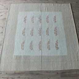 Kilim Rug/Beige Rug/Turkish Rug, Flatweave Contemporary Modern Bordered Handwoven Decorative Office Rug - thumbnail 4