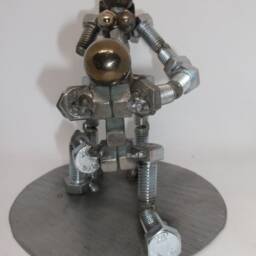 Marriage, Engagement, Proposal, Couple, Relationship, Metal Bolt Figurine - thumbnail 2