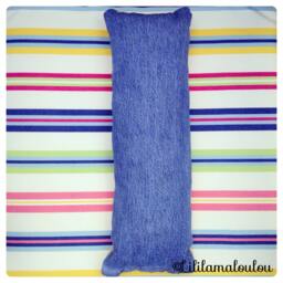 Vintage Reversible Canvas & Denim Cushion By Lililamaloulou - thumbnail 2