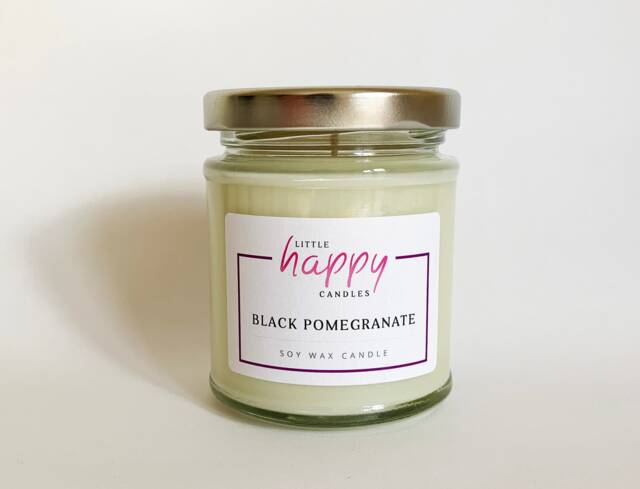 Black Pomegranate - Soy Wax Candle