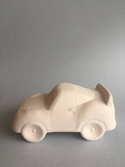 Ceramic Mcqueen, Ready To Paint, Car Bisque, Car, Gift For Boy, Kids Toy, Toys, Christmas Present, Home Decoration, Mcqueen - image 1