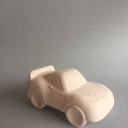 Ceramic Mcqueen, Ready To Paint, Car Bisque, Car, Gift For Boy, Kids Toy, Toys, Christmas Present, Home Decoration, Mcqueen - thumbnail 2