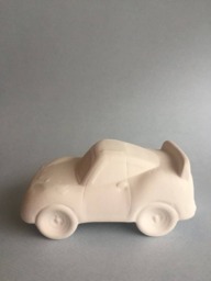 Ceramic Mcqueen, Ready To Paint, Car Bisque, Car, Gift For Boy, Kids Toy, Toys, Christmas Present, Home Decoration, Mcqueen - thumbnail 1