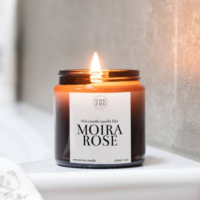 Schitt's Creek Gift, Smells Like Moira Rose Candle, Luxury Soy Wax - image 1