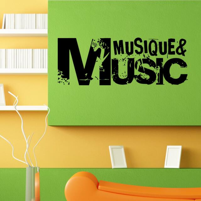 Music Mystique Wall Sticker Vinyl Mural Decal Home House Apartment Art Decor Free Shipping L094 - image 1