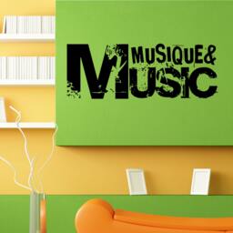 Music Mystique Wall Sticker Vinyl Mural Decal Home House Apartment Art Decor Free Shipping L094 - thumbnail 1