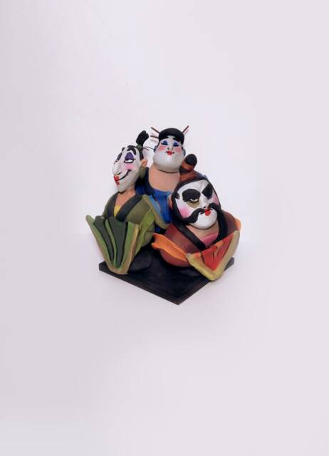 Mulan - Concubines. Handmade Polymer Clay Action Figure. Unique Collectible - image 1