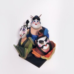 Mulan - Concubines. Handmade Polymer Clay Action Figure. Unique Collectible - thumbnail 3