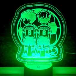 Personalised Boys Football Led Night Light Shirt Friends Brothers Lamp Kids Usb Neon Name Sign Plaque Bedroom Room Christmas Birthday Gift - thumbnail 3