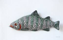 Fish Wall Decoration, Handmade Ceramic Art, Fisherman Gift, Sea Decor, Made To Order - thumbnail 1