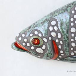 Fish Wall Decoration, Handmade Ceramic Art, Fisherman Gift, Sea Decor, Made To Order - thumbnail 2