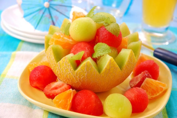 Summer Melon Scented Votive Candle - image 1