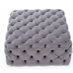 Handmade Chesterfield Cube Ottoman Coffee Table 30x30x16 Inches