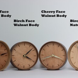 Customizable Small Wooden Clock - Table Mini - thumbnail 3