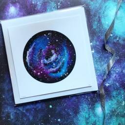 Galaxy Art, Galaxy Print, Painting, Space Outer Space, Stars, Art Home Decor - thumbnail 1