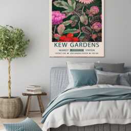 Botanical Flower Market Art Print, Kew Gardens Floral Wall Decor, Art, Art - thumbnail 3
