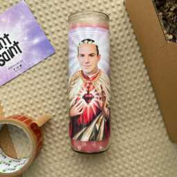 Saint Martin Lewis Prayer Candle Scented Vegan Soy Wax, 120Hr Burn - thumbnail 1