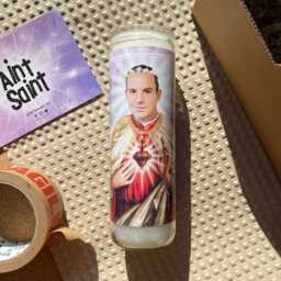 Saint Martin Lewis Prayer Candle Scented Vegan Soy Wax, 120Hr Burn - thumbnail 2