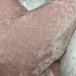 Decorative Sofa Cushion Cover Pillow Sham Pink, Chenille Fabric Iliv Designer - Double Sided Handmade in UK - thumbnail 3