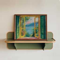 Open Window Henri Matisse Art Print, Inspired Fauvist Scene, To Lake Como, Mediterranean Coastal, Exhibition Poster - thumbnail 2