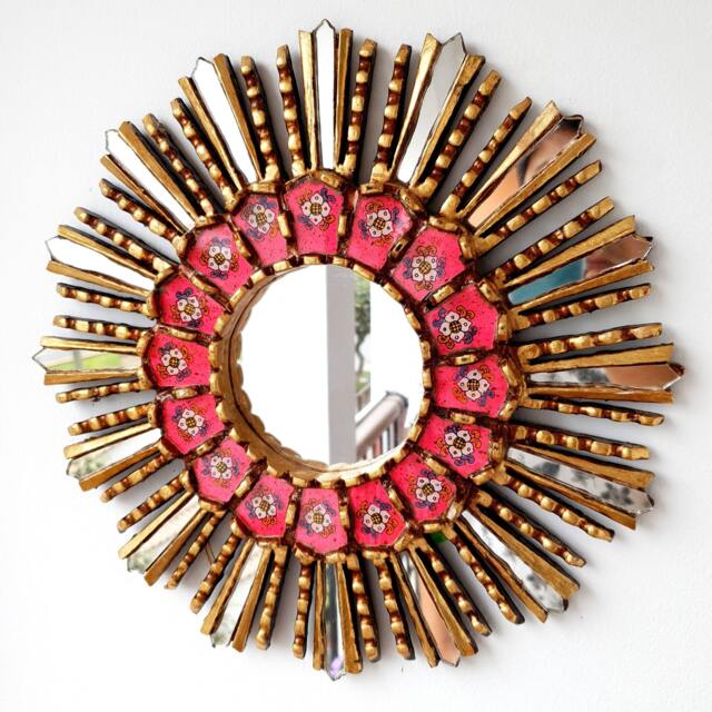 "Peruvian Mirrors ""Lima Fuchsia 35cm" - image 1