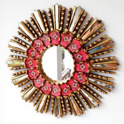 "Peruvian Mirrors ""Lima Fuchsia 35cm"