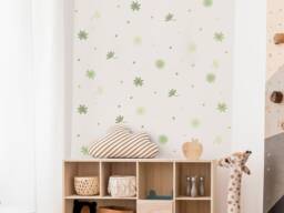 Mixed Flower Wall Stickers, Decals, Orange Sticker, Pink Multicoloured Stickers