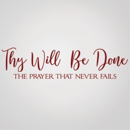 Thy Will Be Done Vinyl Wall Decal, Prayer Decor, Faith Quotes, Farmhouse Christian Words - thumbnail 2