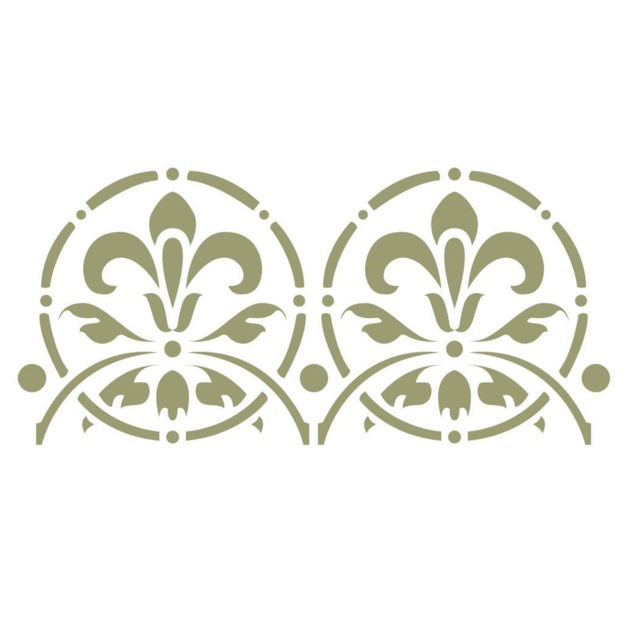 Wall Stencils Border Stencil Pattern 088 Reusable Template For Diy Wall Decor - image 1