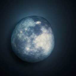 Moon Wall Light - Handmade Lunar Lamp Celestial Bedroom Decor Night - thumbnail 2