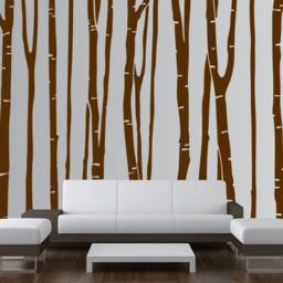 Large Wall Birch Tree Decal Forest Kids Vinyl Sticker Removable - 9 Trees 8Ft Tall 1109 - thumbnail 2