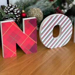 Freestanding Foamex Block Letters Noel Sign, Christmas Letter Decoration Art Decor - thumbnail 3