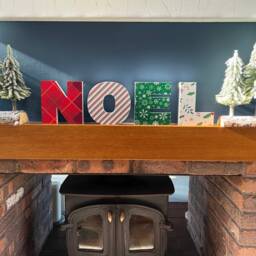 Freestanding Foamex Block Letters Noel Sign, Christmas Letter Decoration Art Decor - thumbnail 4