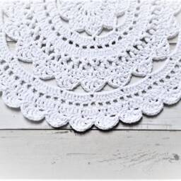 Carpet - Minoux 50 cm in White - thumbnail 4