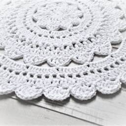 Carpet - Minoux 50 cm in White - thumbnail 2
