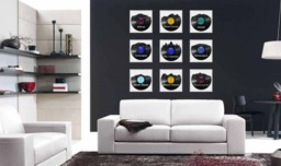 9x Mountain Skyline - Get 9 Pieces & Pay Only For 7 Vinyl Record Art Special Occasions Birthday, Christmas, Weeding, Wall Decoration - thumbnail 1