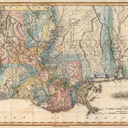 Vintage Louisiana Map - Antique Parish Historical Cartography Wall Art Fine Print - thumbnail 2