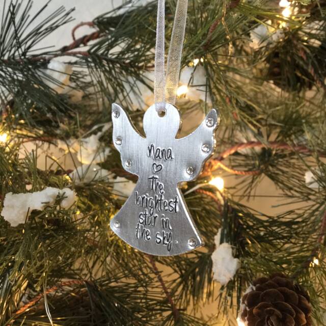 Personalised Christmas Angel Decoration - image 1