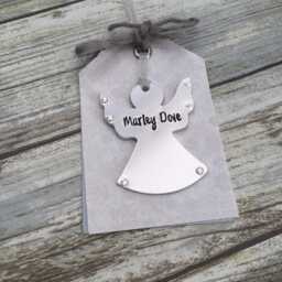 Personalised Christmas Angel Decoration - thumbnail 3