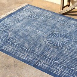 4x6 Feet Indian Rugs Cotton Rug, Woven Area For Sale, Decor Rustic Rugs, Decorative Bohemian Indian - thumbnail 2