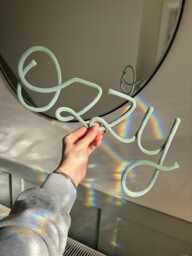 Personalised Large Wire Name Sign, Baby Nursery Wall Art, Personalised Decor, Girls & Boys Room Decor