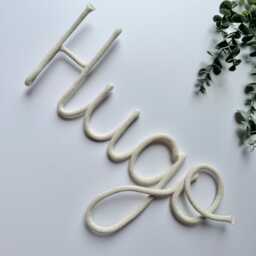 Personalised Large Wire Name Sign, Baby Nursery Wall Art, Personalised Decor, Girls & Boys Room Decor - thumbnail 4