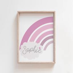 Twins Bedroom Prints, Brother & Sister Sibling Rainbow Playroom Wall Art, Girls Boys Shared Room, Set Of 3 - thumbnail 2