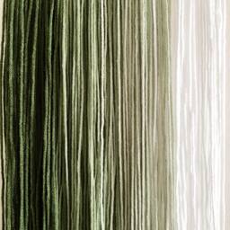 Ombre Green Yarn Macrame Wall Hanging On Wood Rod - thumbnail 3