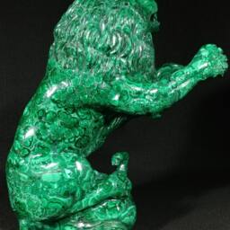 Large Malachite Lion - thumbnail 3