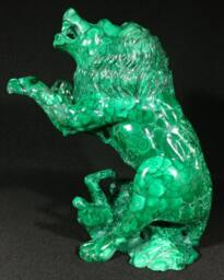 Large Malachite Lion - thumbnail 1